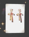 I love bows gold tone and pink Australian crystals