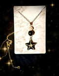 Stunning Black & Australian Crystal Necklace